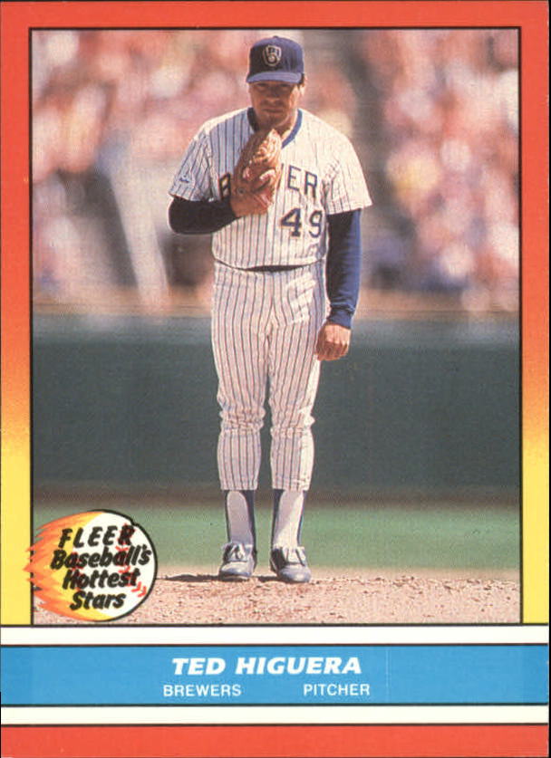 1988 Fleer Hottest Stars Baseball Cards        020      Ted Higuera